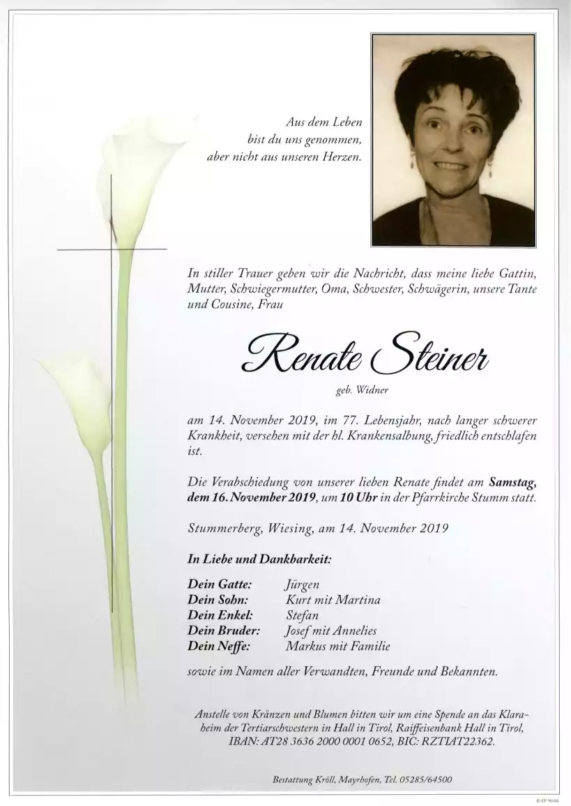 Parte von Renate Steiner